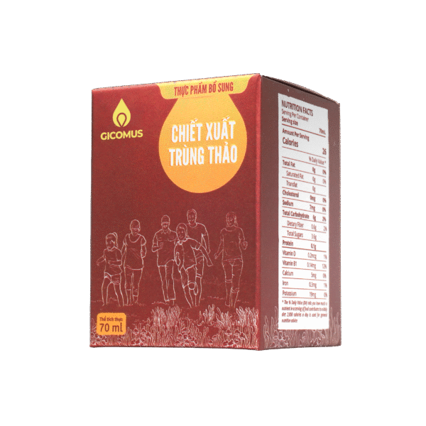 Nước chiết xuất trùng thảo GICOMUS 420ml 2