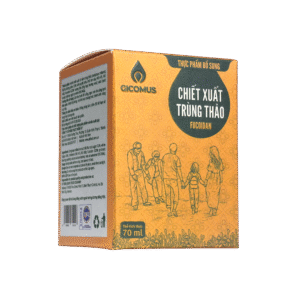 Nước chiết xuất trùng thảo Fucoidan GICOMUS Hộp 420ml 5